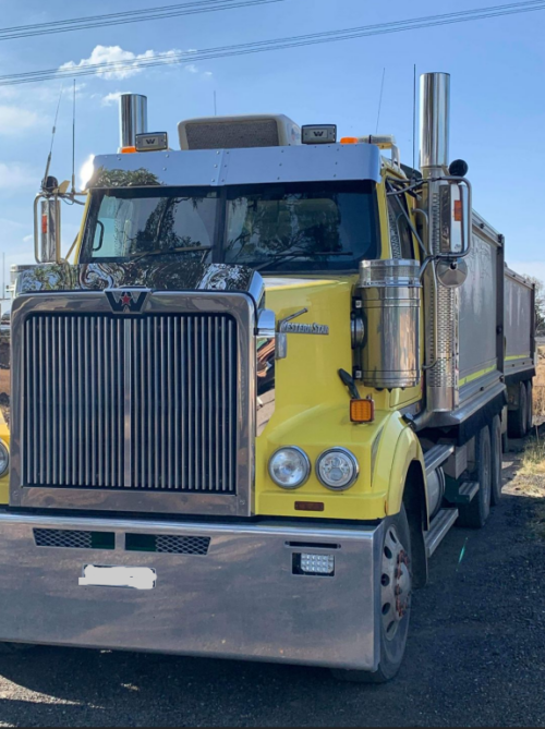 western star 4900 drop visor