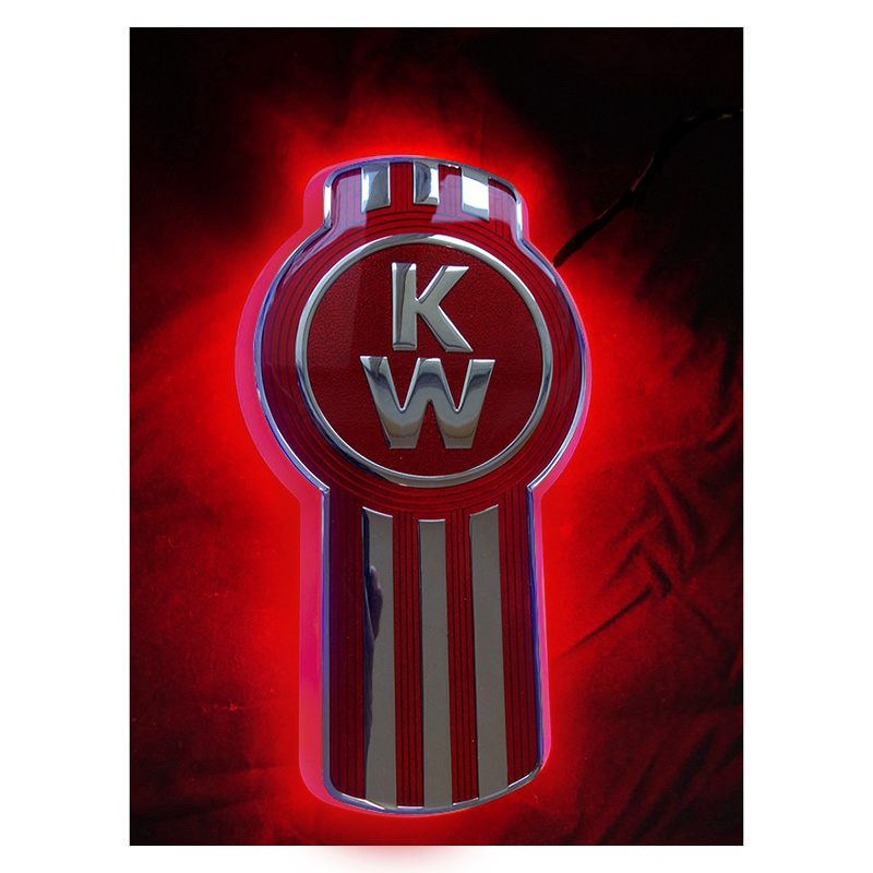 LED Backlight Kenworth Front Red