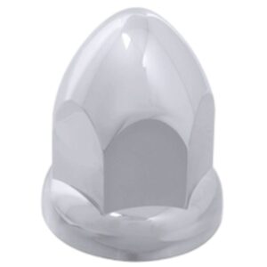Nut Cover Flange 33mm Chrome Plastic