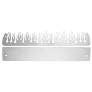 Stainless Steel Mudflap Weight Flame