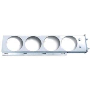Stainless Steel Outrigger Round 8 x 4 Inch Light Holes