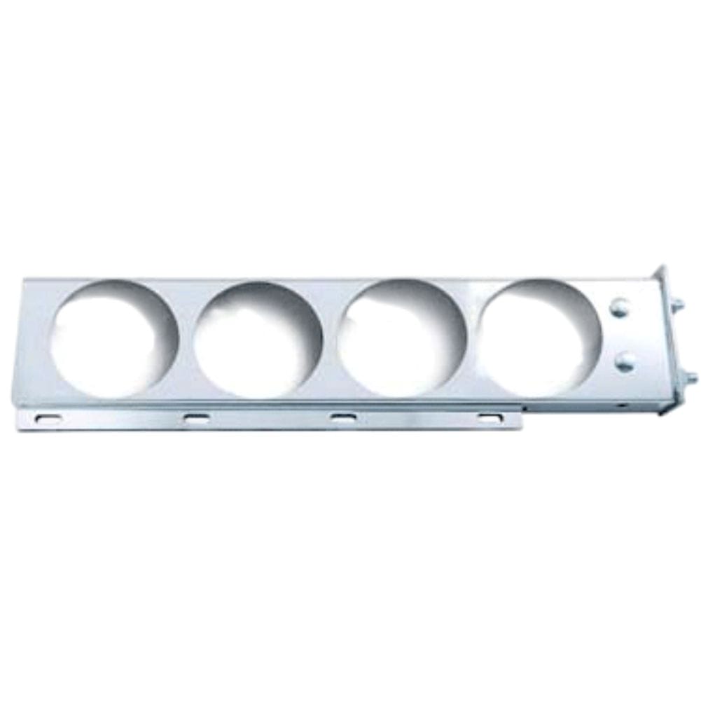 Stainless Steel Outrigger Round 8 x 4 Inch Light Holes