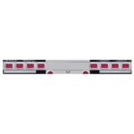 Stainless Steel Underslung Light Bar 8 Rectangular Light Holes