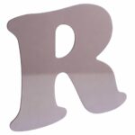 Stainless Steel Letter R