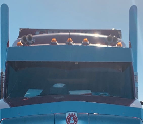 Stainless Steel Sun Visor 14 Inch Boltless To Suit Kenworth T360/T410/T410 SAR/T610/T610 SAR