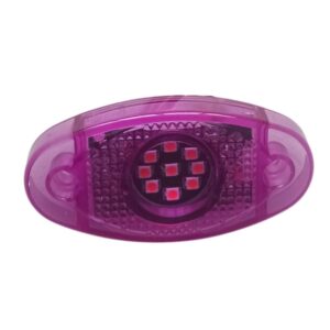 LED Multi Volt Purple Oval Marker