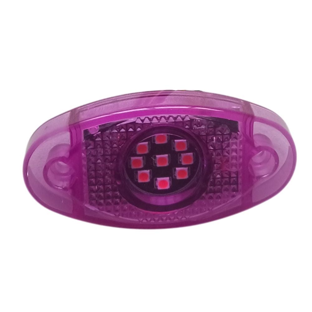 LED Multi Volt Purple Oval Marker