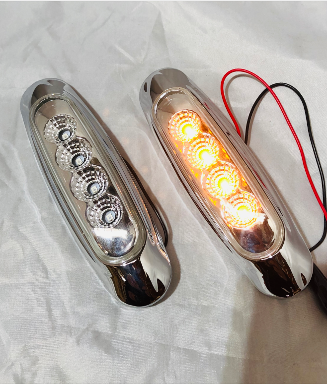 LED Light Clear/Amber MR4 Multi Volt