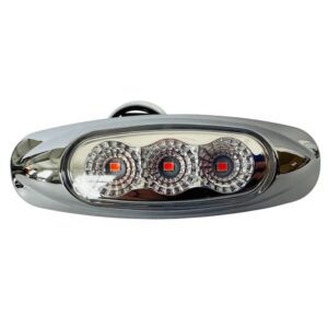 LED Light Clear/Red MR3 Multi Volt