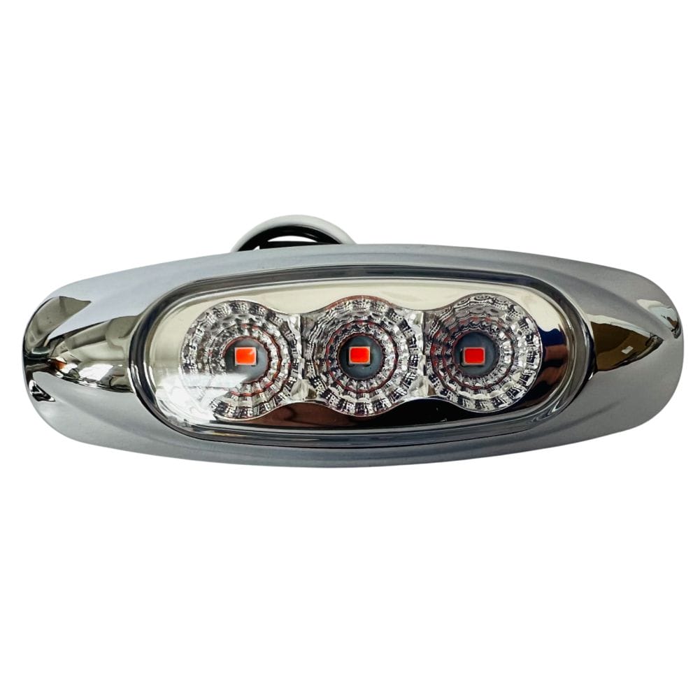LED Light Clear/Red MR3 Multi Volt