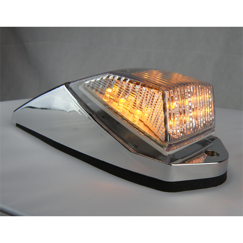 LED Multi Volt Cab Roof Light Clear/Amber – image 2