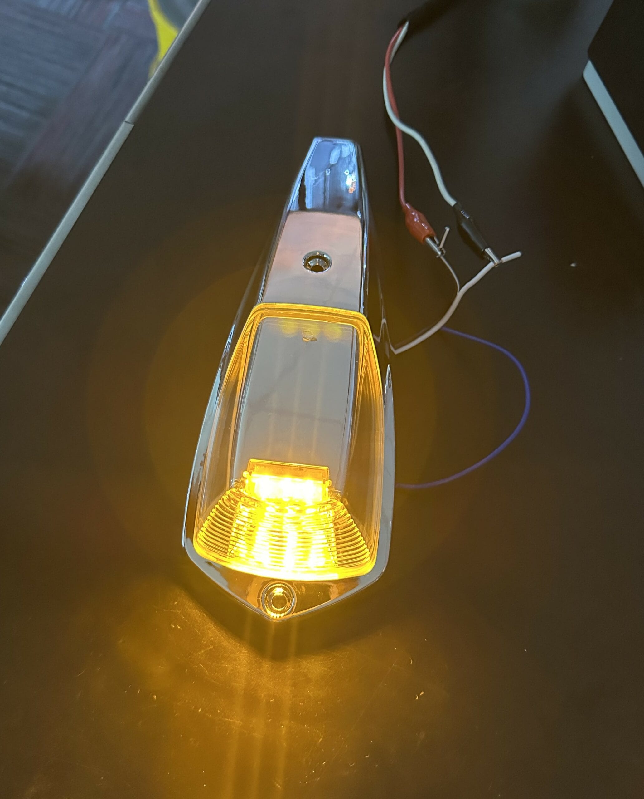 LED Multi-Volt Cab Roof Light Clear/Amber/Green