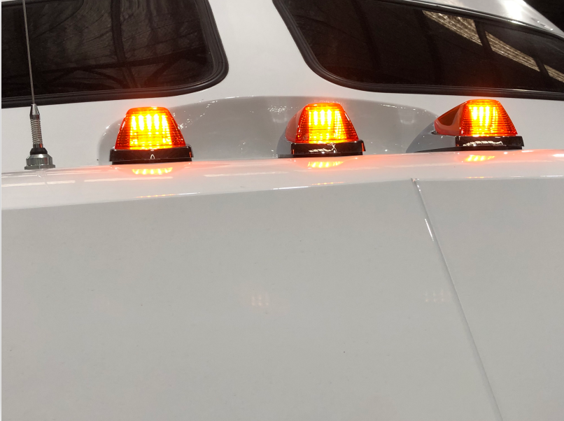 LED Multi-Volt Cab Roof Light Amber – image 2