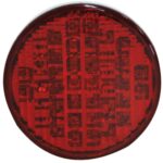 LED Multi Volt 4 Inch Round Red Stop Indicator