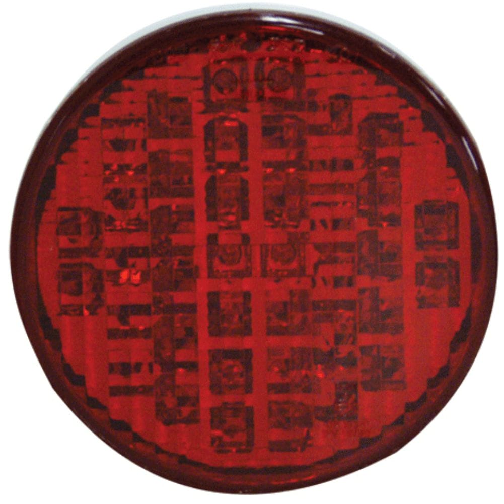 LED Multi Volt 4 Inch Round Red Stop Indicator