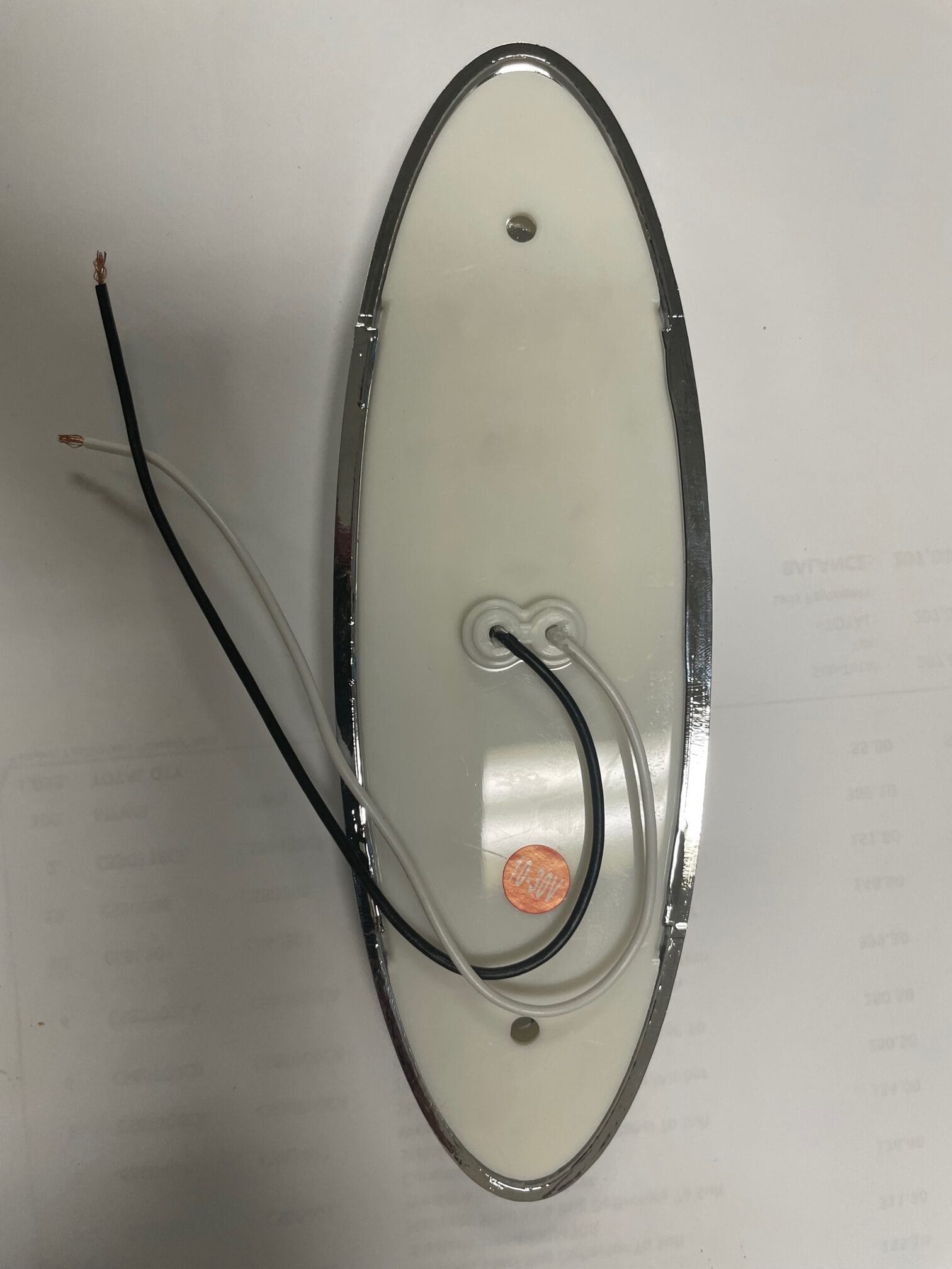 LED Multi Volt Millenium Amber Medium