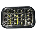 LED Multi Volt Rectangle Clear Reverse