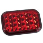LED Multi Volt Rectangle Red Stop/Tail