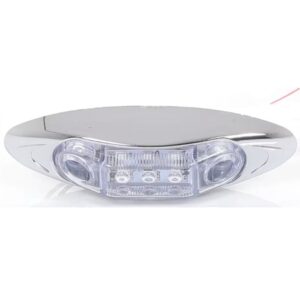 LED Light 12 Volt Mini Millennium Plus Clear/Red
