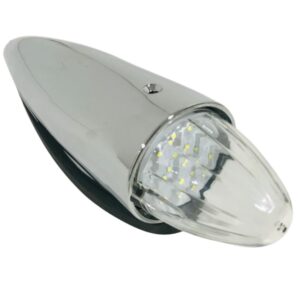 LED Multi-Volt Torpedo Roof Light Clear/Amber