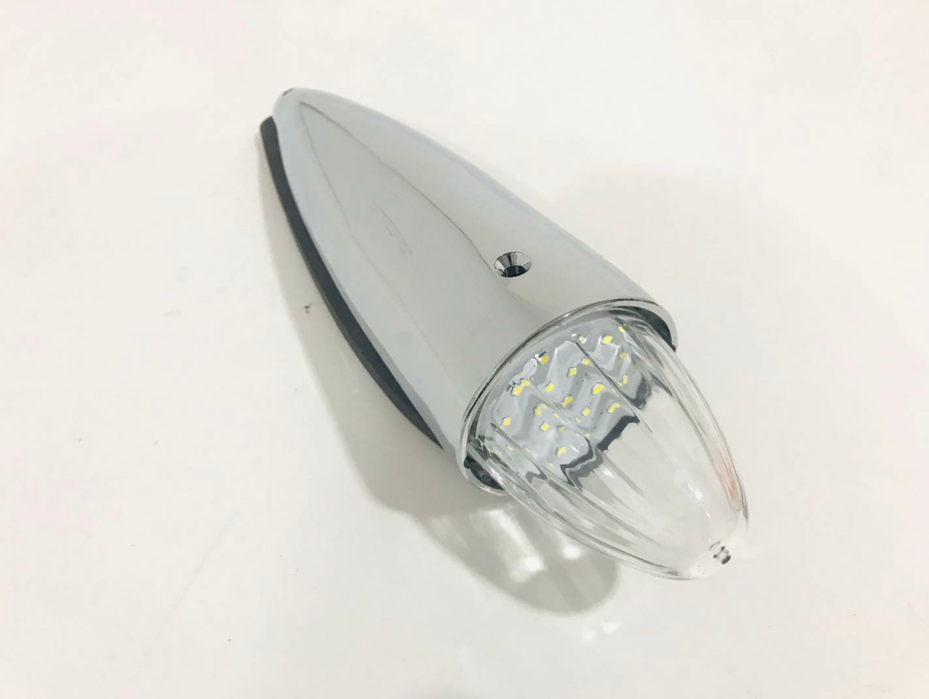 LED Multi-Volt Torpedo Roof Light Clear