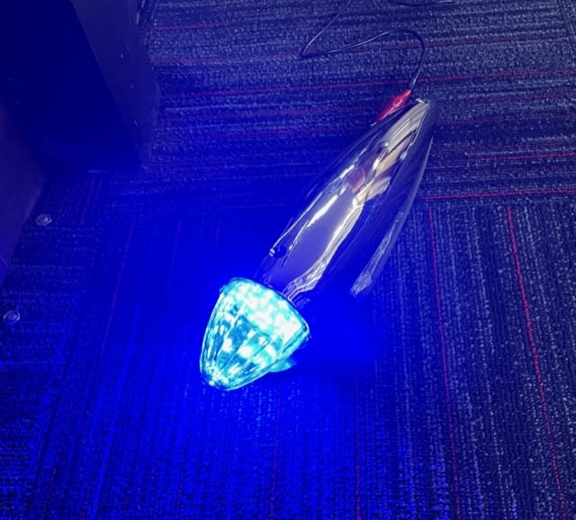 LED Multi-Volt Torpedo Roof Light Clear/Amber/Blue – image 4