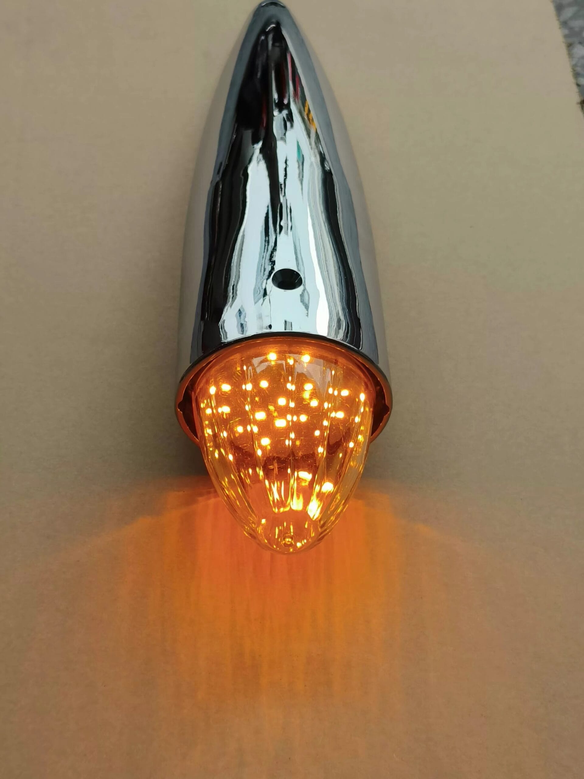 LED Multi-Volt Torpedo Roof Light Clear/Amber/Green – image 4