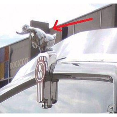 Hood Ornament Duck Chrome