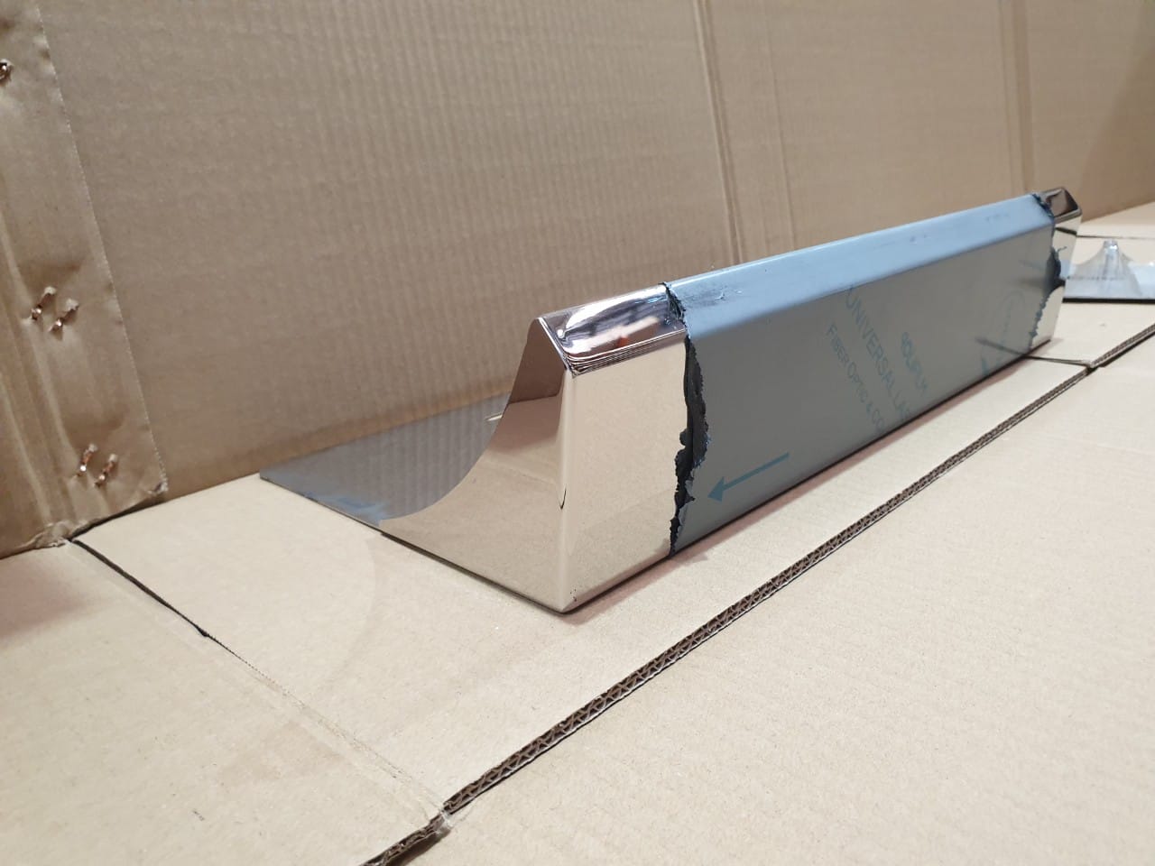 Stainless Steel Tank Skirt D Shape 450mm To Suit Mack/Volvo