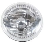 LED Angel Eye 7 Inch Headlight Clear/Amber