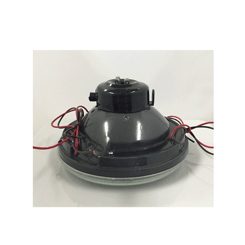 LED Angel Eye 7 Inch Headlight Clear/Amber