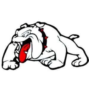 Sticker Bulldog White Large Pair