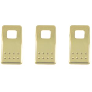 Switch Cover Rocker Gold To Suit Kenworth Pre 08 3 Pack