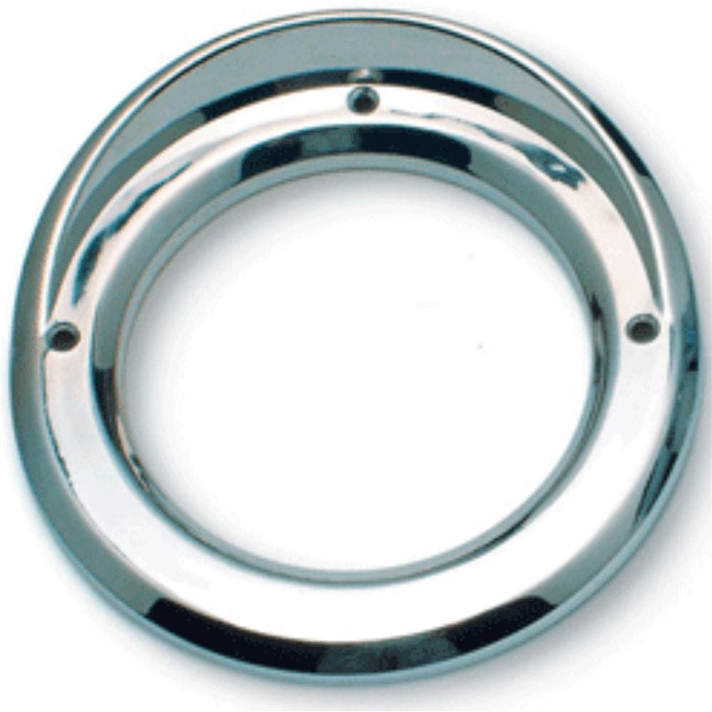Light Cover With Visor 4 Inch Round Chrome