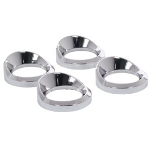 Gauge Cover Visor Small 4 pack Chrome To Suit Kenworth