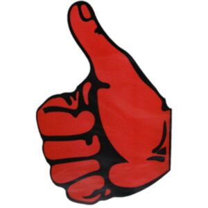 Sticker Thumbs Up Red Right