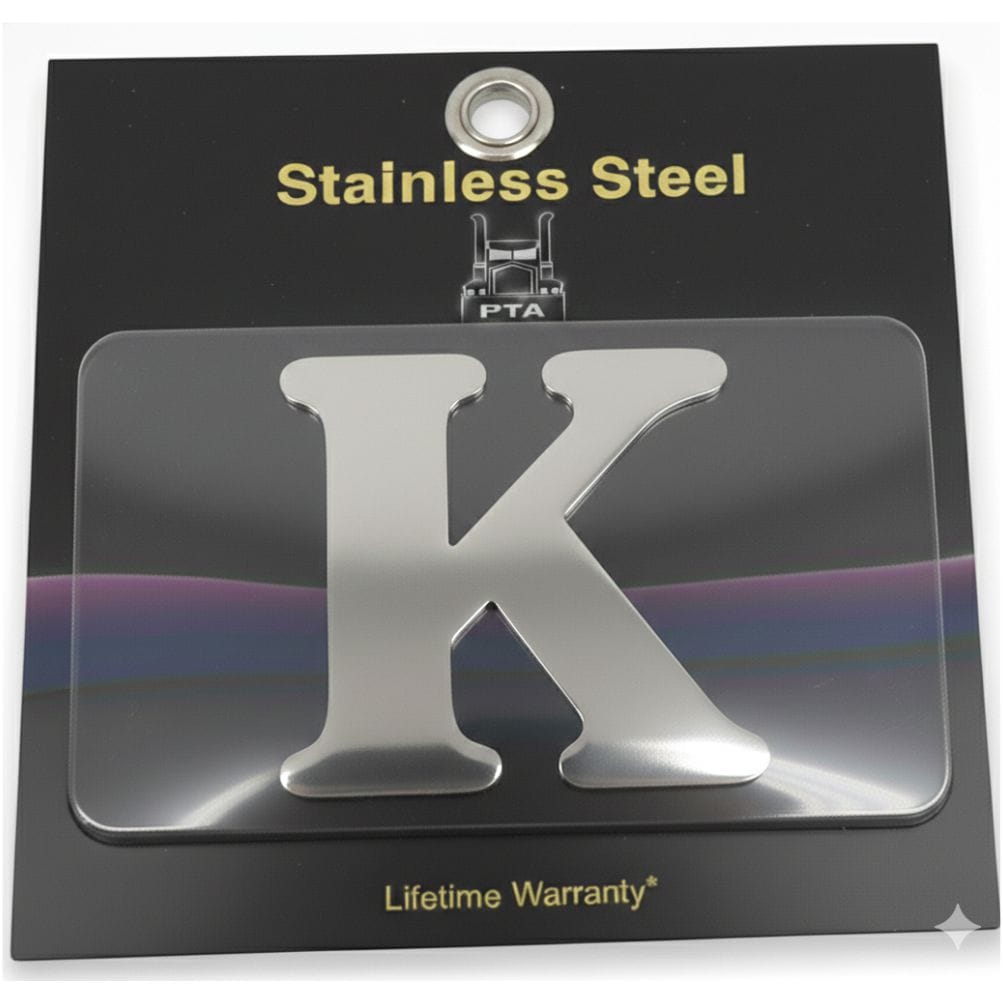 Stainless Steel Letter K