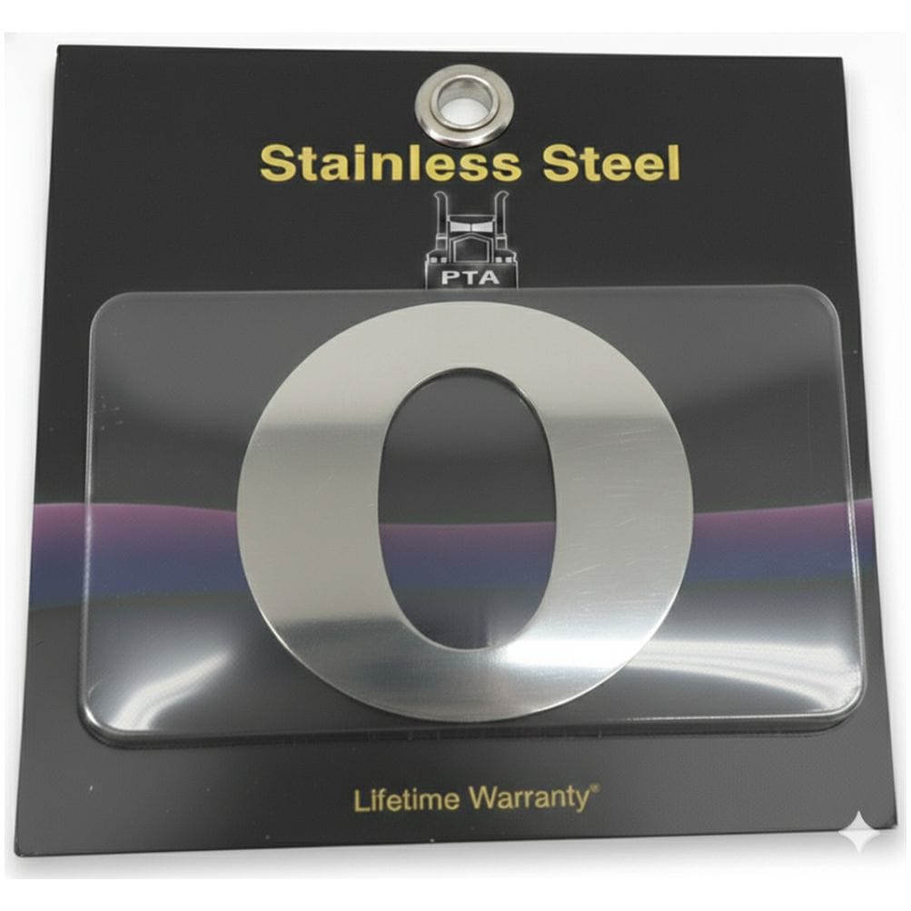 Stainless Steel Letter O
