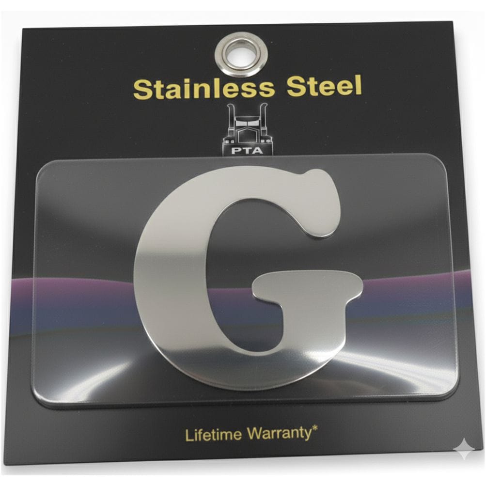 Stainless Steel Letter G