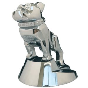 Chrome bull dog hood ornament for trucks