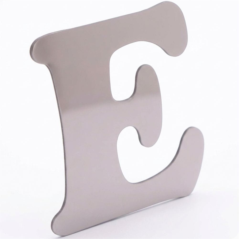 Stainless Steel Letter E For truck part