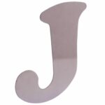 Stainless Steel Letter J For truck part