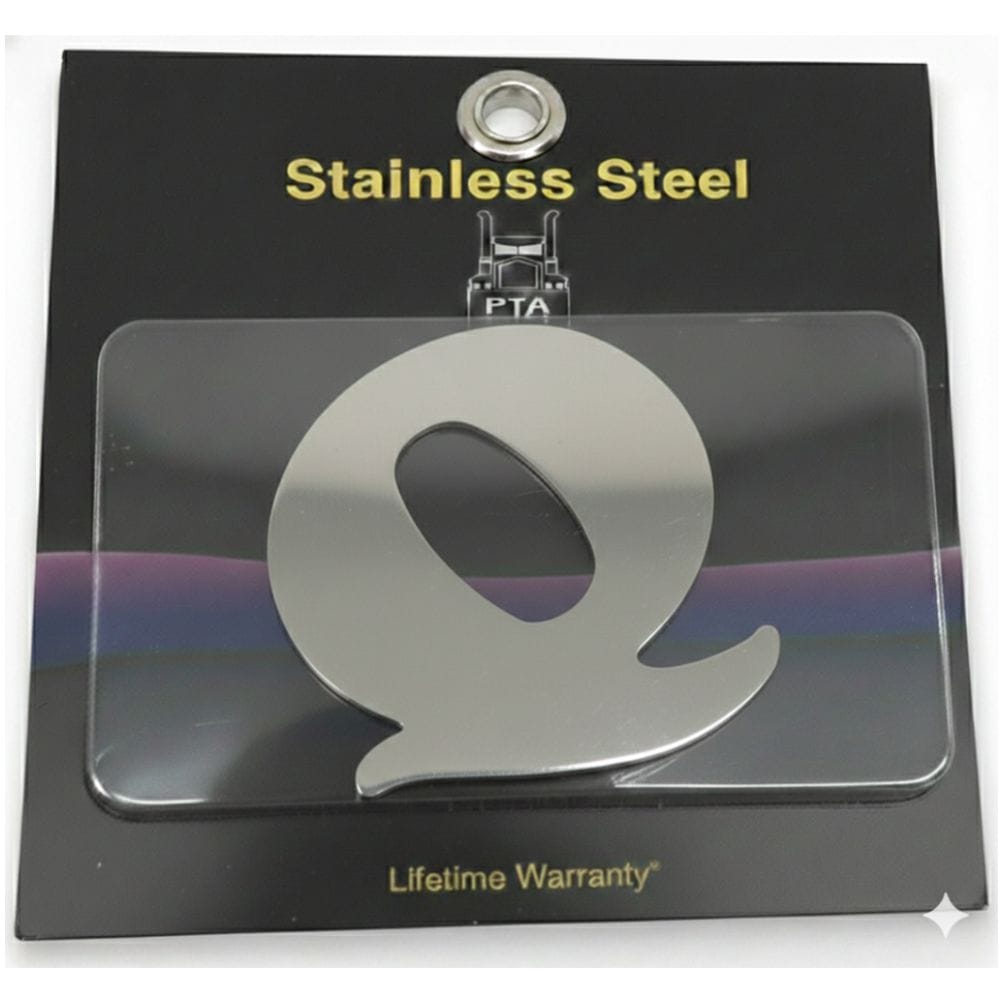 Stainless Steel Letter Q