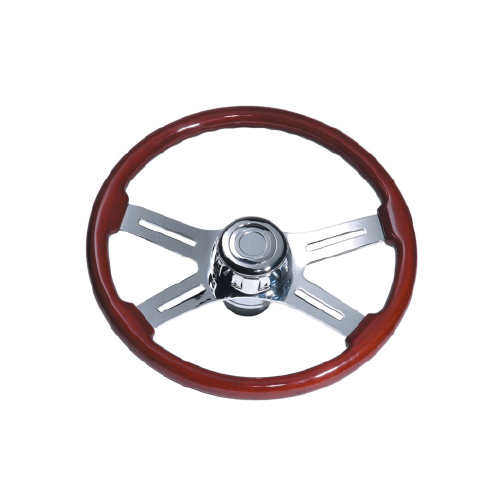 Steering Wheel 4 Spoke Straight Chrome