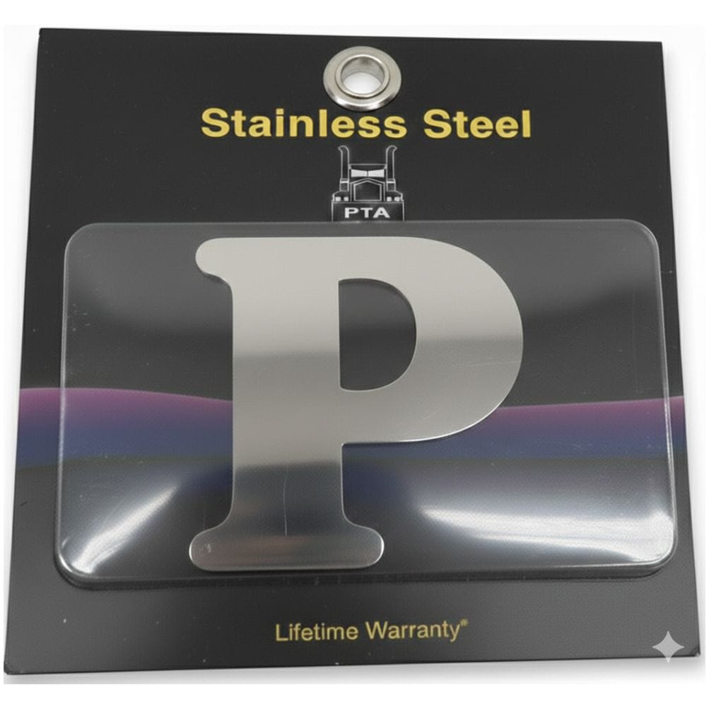 Stainless Steel Letter P