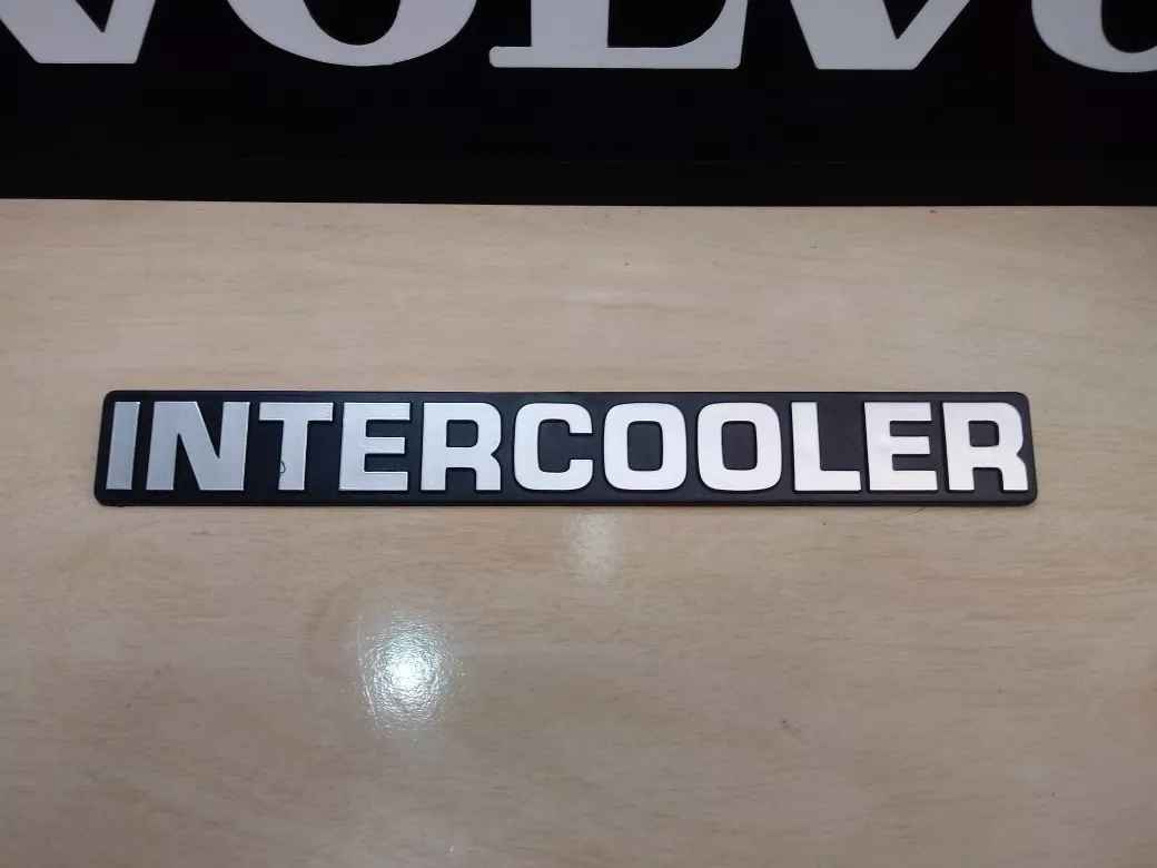 Badge 'INTERCOOLER' To Suit Volvo F10-12, FL7-10