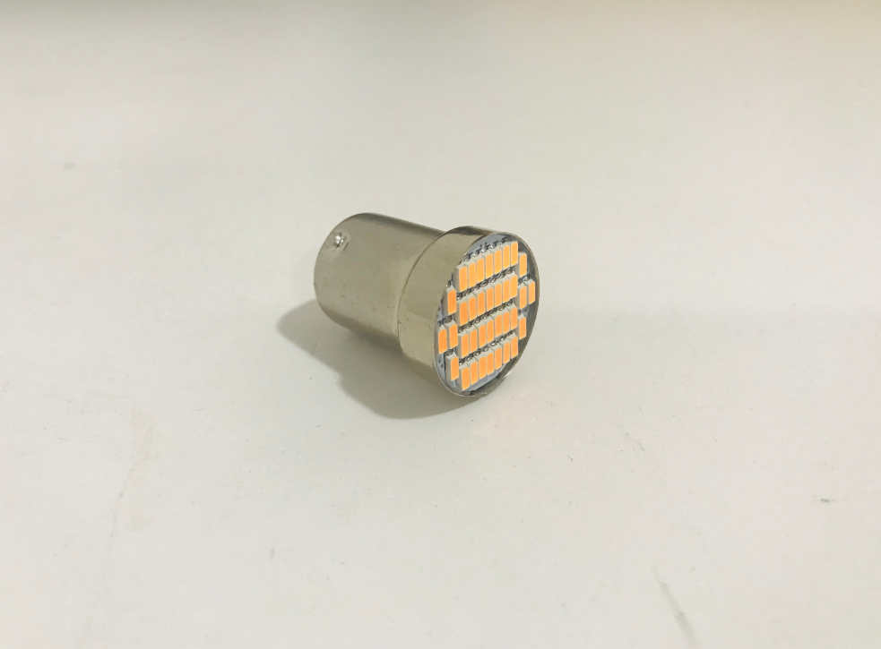 LED Globe 12 Volt 1156 Bayonet/Parker Amber pair