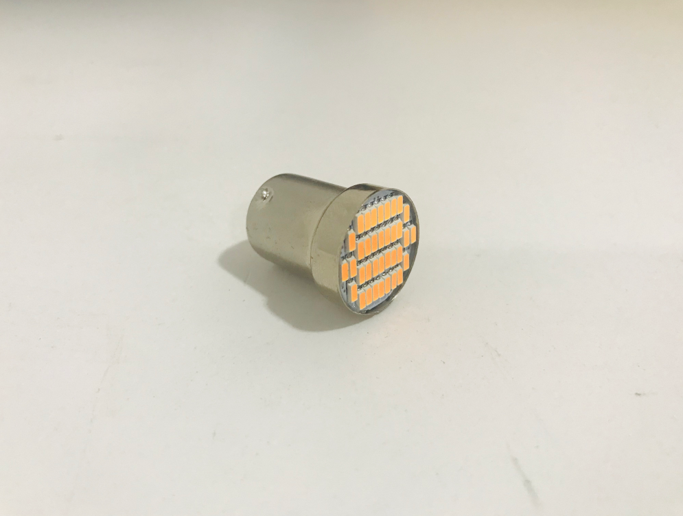 LED Globe 12 Volt 1156 Bayonet/Parker Amber pair