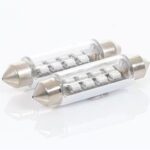 LED Globe 12 Volt Festoon Clear