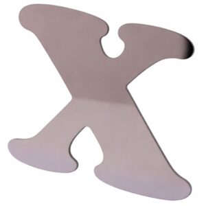 Stainless Steel Letter X For truck part